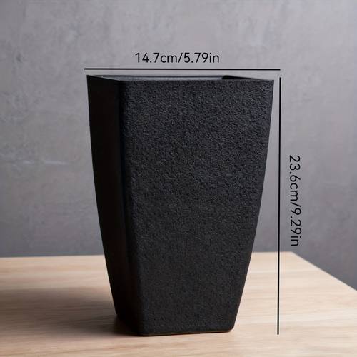 frosted resistant flower pot flower pot square tapered design plastic planter decor plant container holiday gardening gift for poinsettia easy clean lightweight