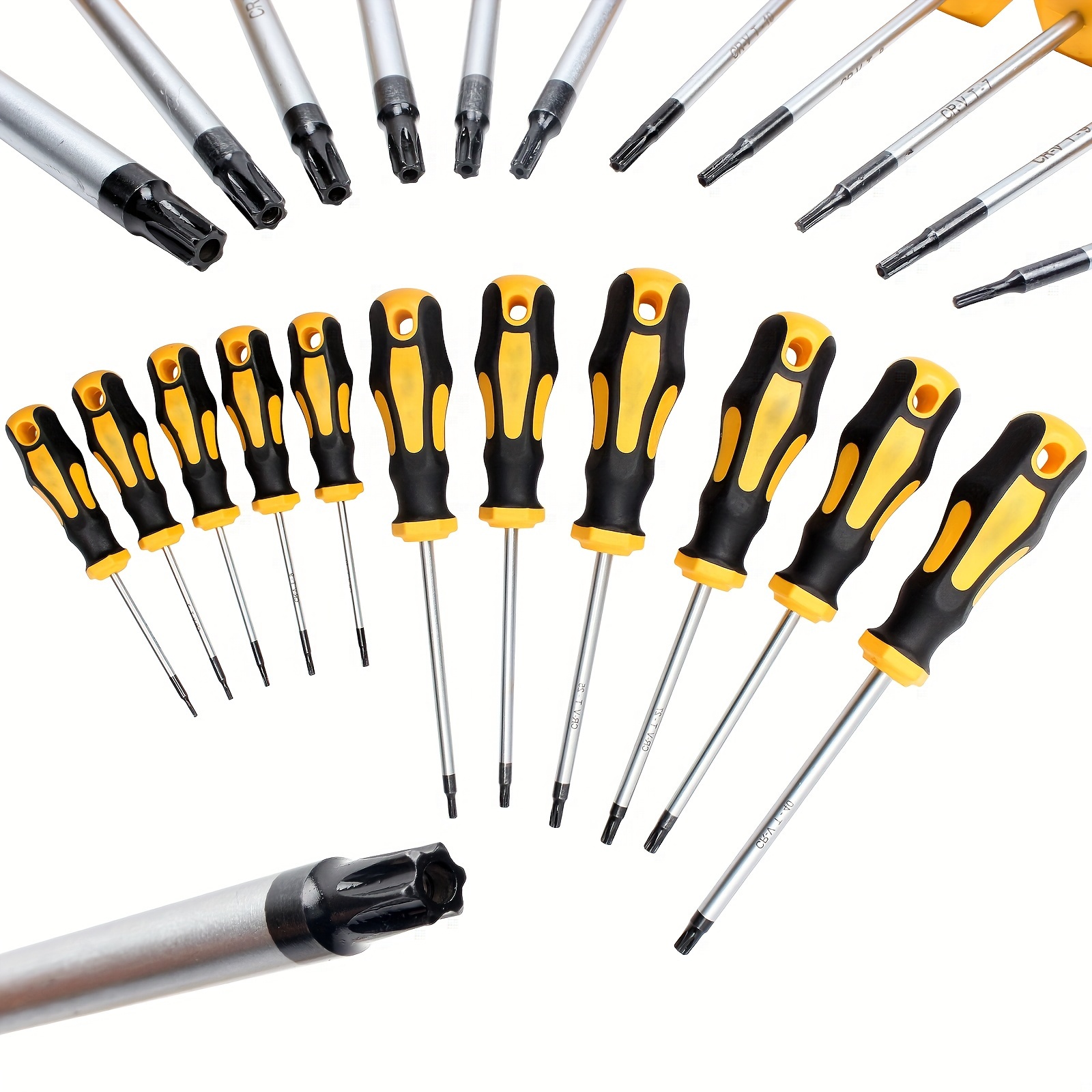 

Torx Screwdriver Set Tx Magnetic T6-t40, 11 Pieces With Star Hole