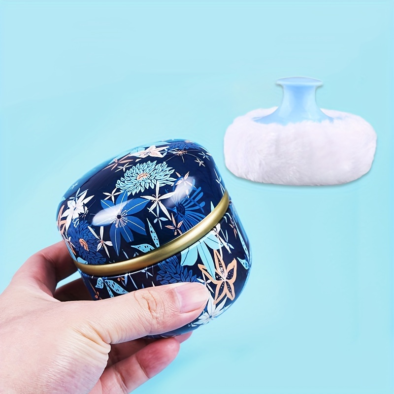 Large Body Powder Puff And Container With Sifter Body Afterbath Empty