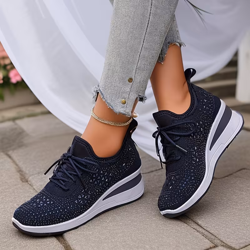 a pair of beautiful sports shoes suitable for commuting home use and shoes leisure footwear stylish sneakers trendy footwear durable construction lowtop shoes shoes womens sneakers fashionconscious women Product details 4