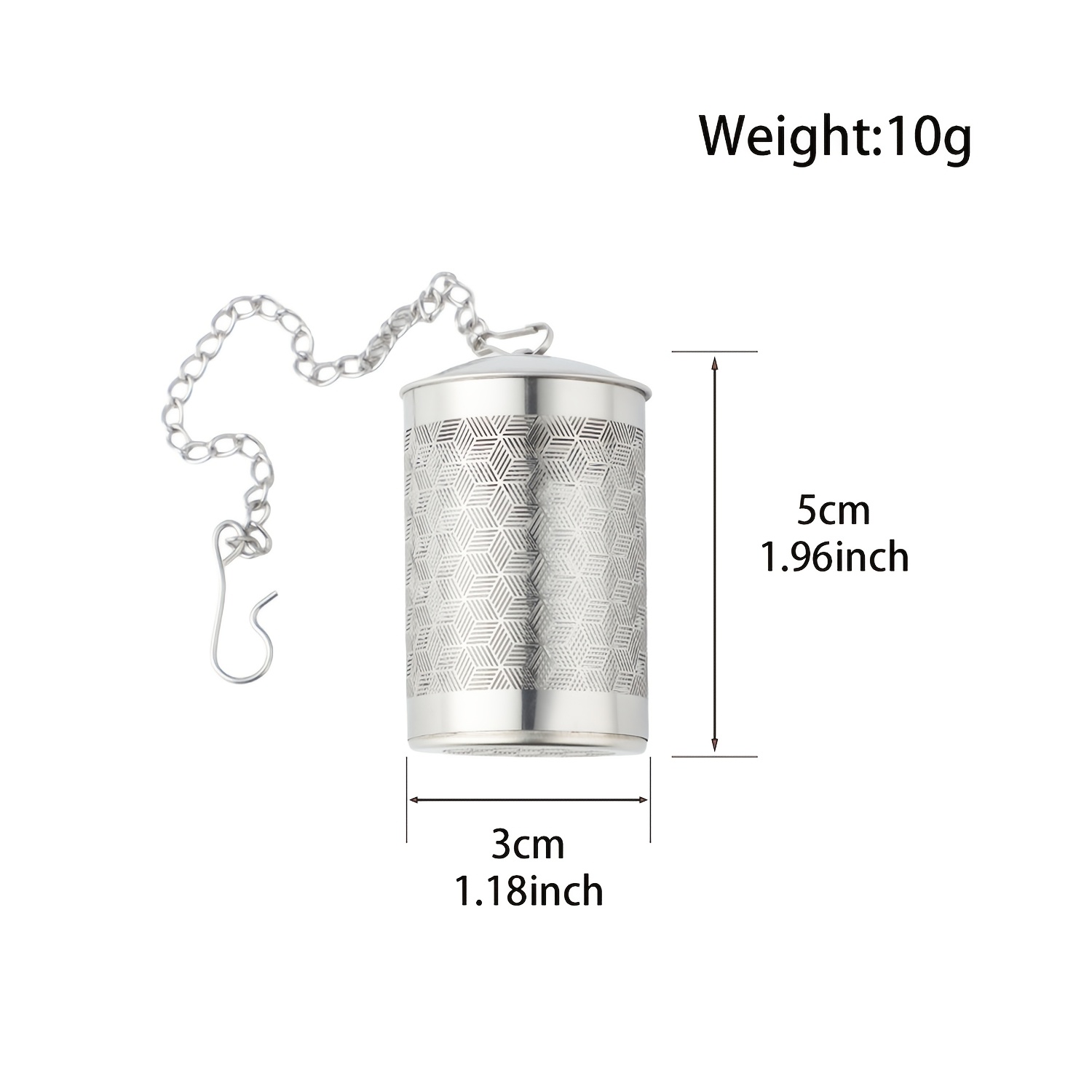 TEMU Stainless Steel Tea Infuser, Tea Caddy Tea Strainer, Tea Bag And Loose Leaf Tea Brewing Filter, Brewing Tool Accessory, Household Maker