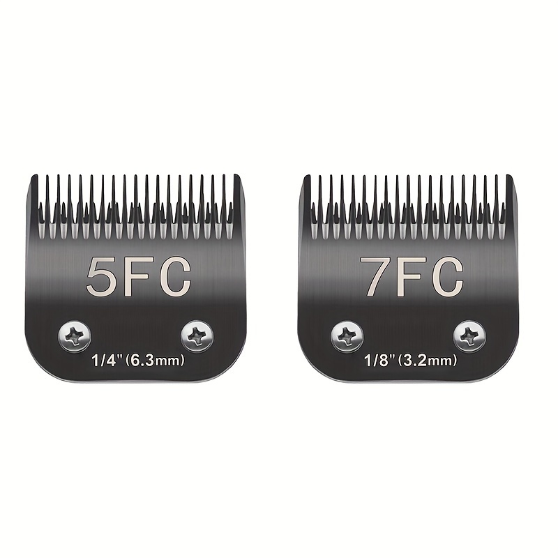 

Dog Grooming Blades - Compatible / A5/ Km- , Detachable Replacement For Trimming, (-5fc, 7fc)