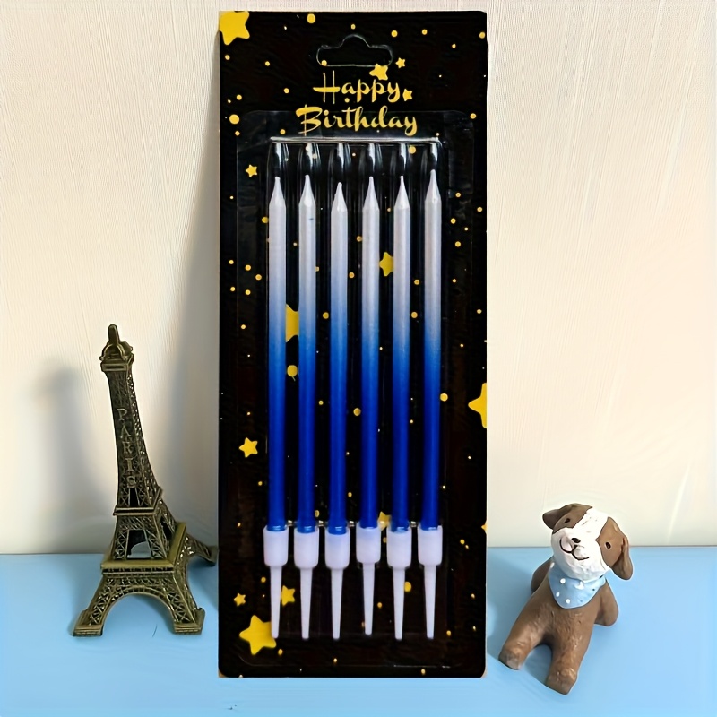Image of 6pcs Of Birthday Candles, Party Decoration Candles, Wish Candles, Unique And Creative Cake Decoration Candles, Christmas, Halloween