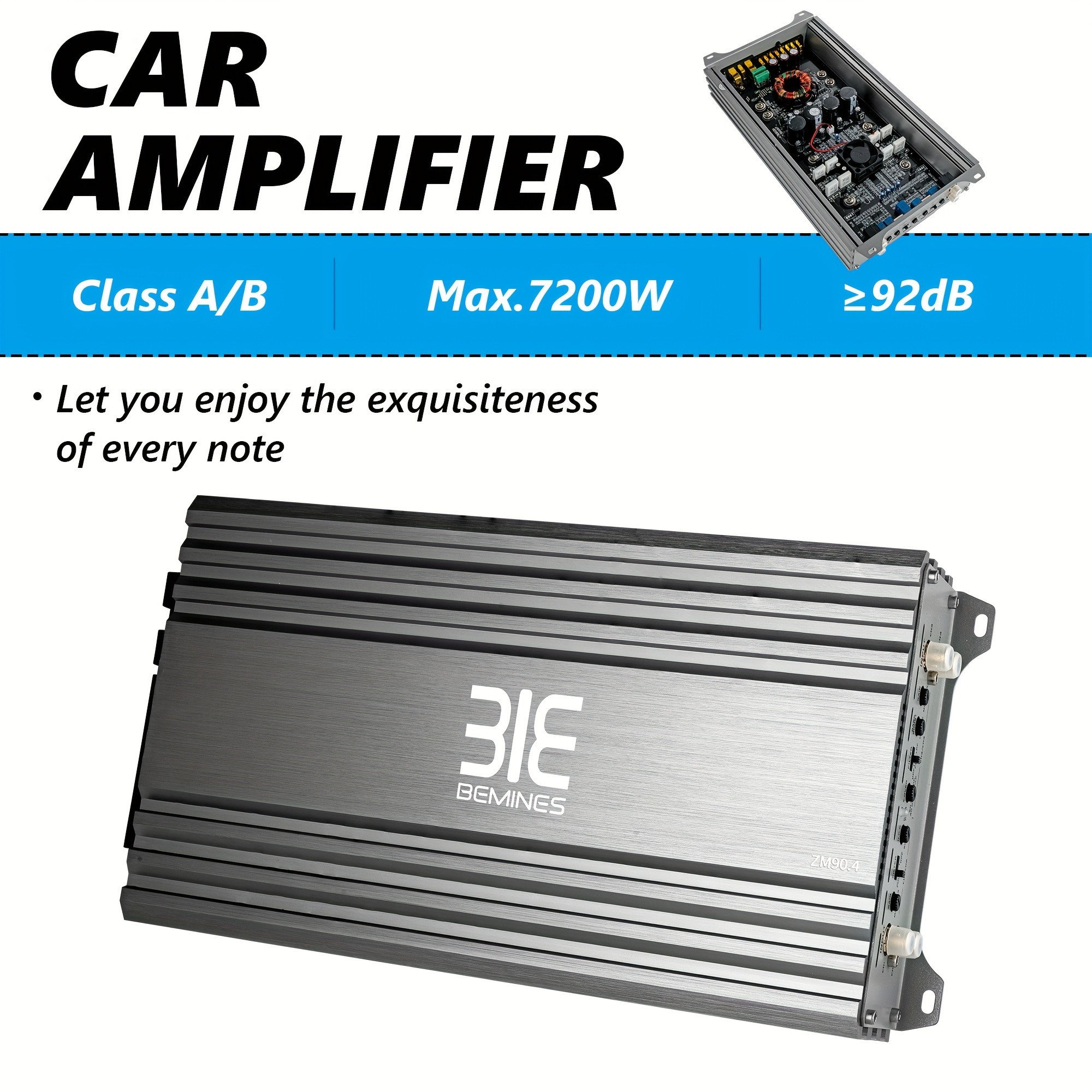 Pertors C 266 4 channel Ab Class Car Amplifier Push - Temu