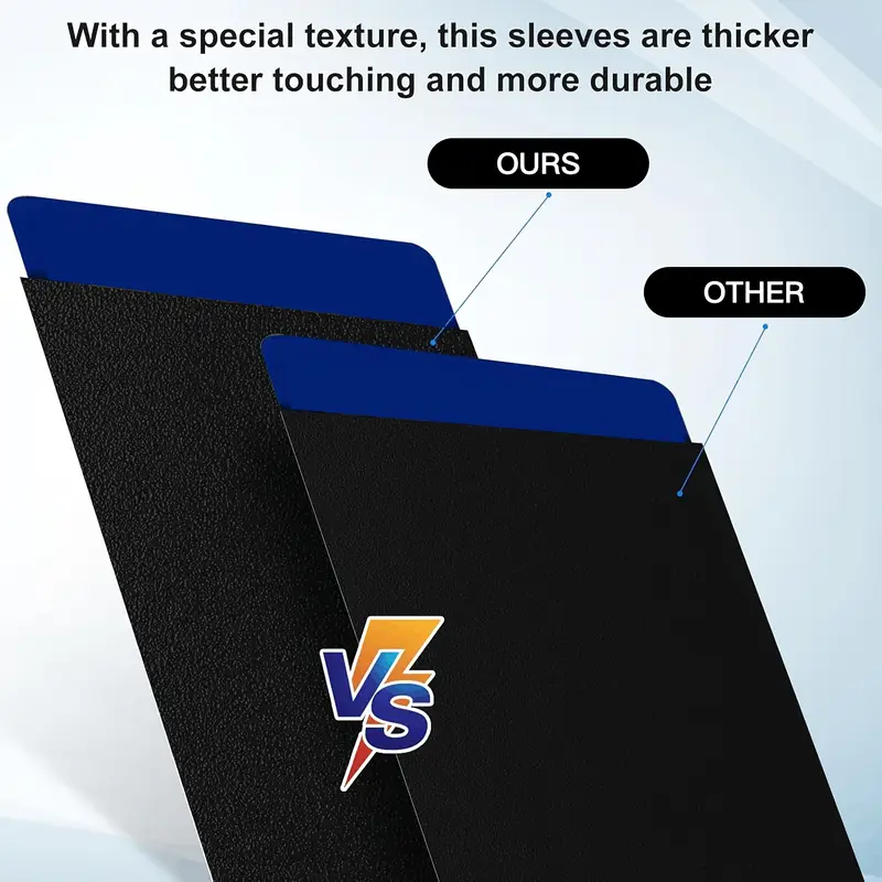 100 200 400pcs matte black card sleeves deck protectors - Temu 100 200 400pcs matte black card sleeves deck protectors - Temu