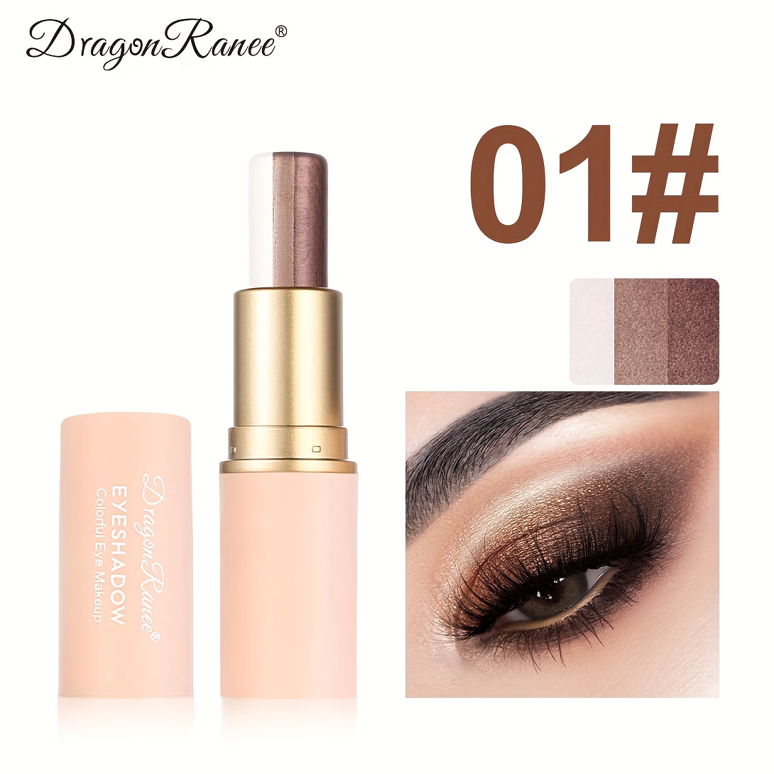 Image of Three-color Matte & Shimmer Powder Eyeshadow In Earthy Brown Tones, Waterproof With Long-lasting Wear, Essential For Beginners, Suitable For Daily, Holiday, And Date Makeup