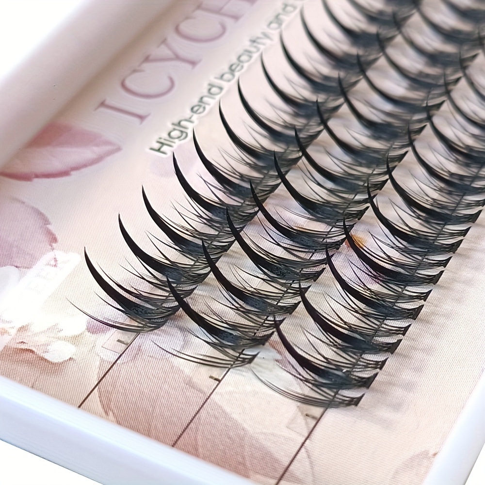 Octopus Eyelash Exquisite Fish Tail Fairy Dense Sandwich Single Cluster False Eyelashes Segmented Little Demon Beauty Self-grafting