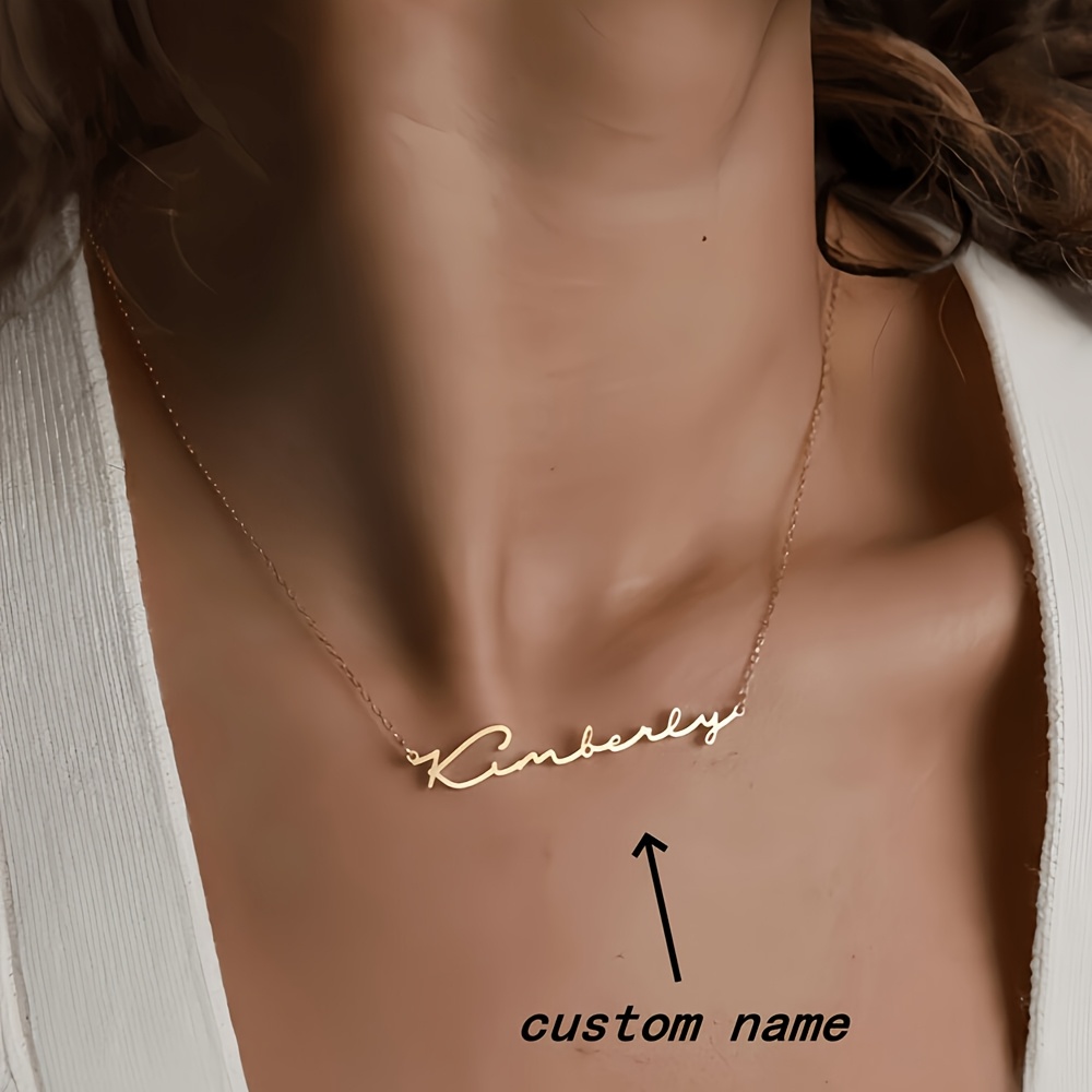 Personalized Exquisite Name Necklace, Customizable Gift for Her