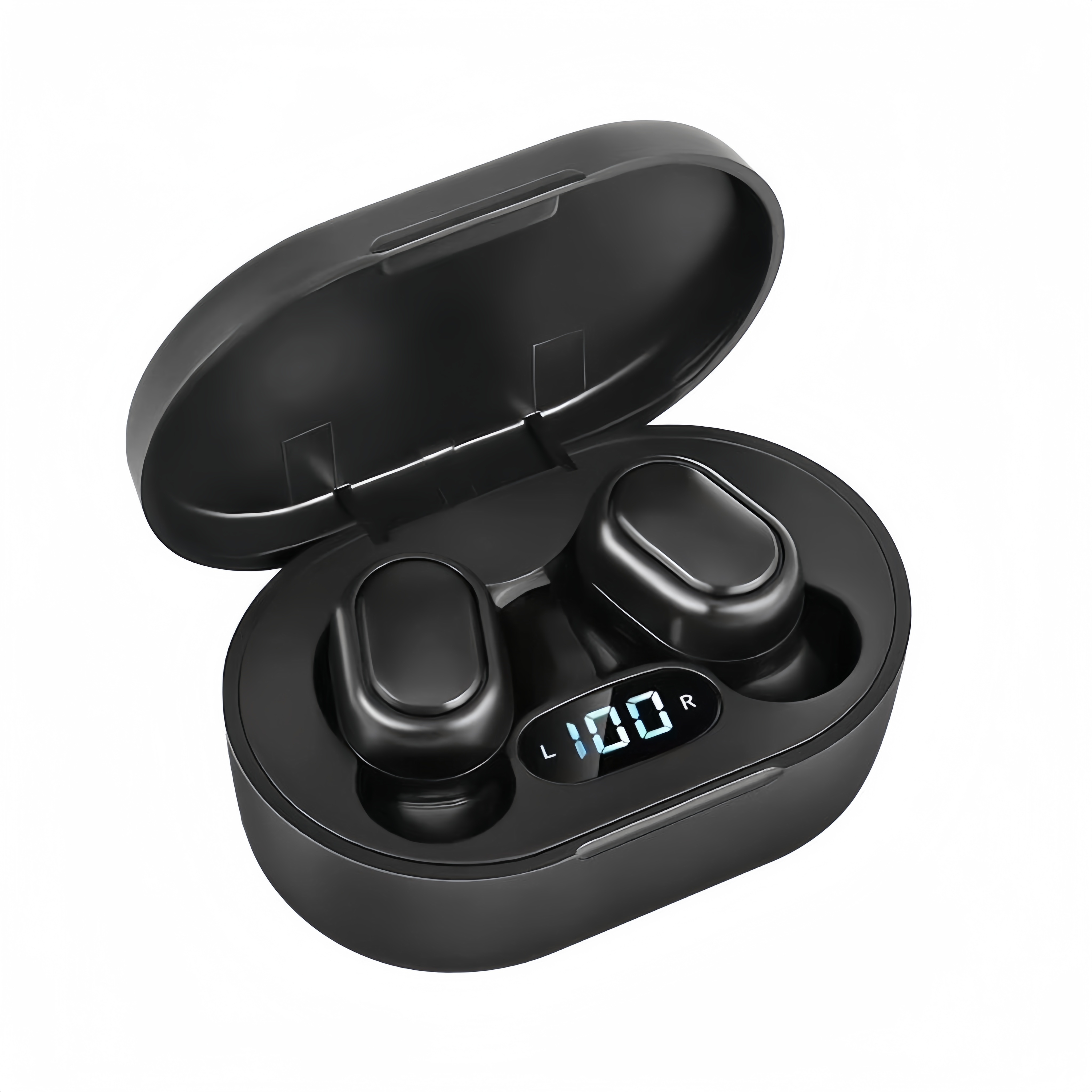 Image of Wireless Earbuds, Lightweight And Comfortable In-ear Headphones With Digital Display, Dual-ear , Suitable For Sports, Gaming, Ios, And