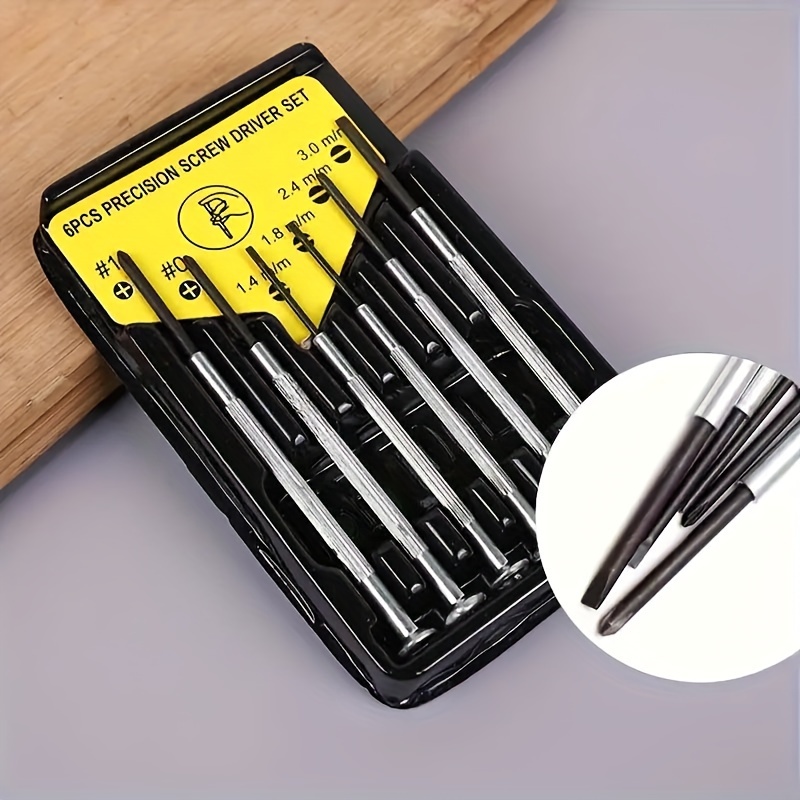 6pcs Precision Screwdriver Set For Computer, Mobile Phone, Tablet, And Clock Maintenance