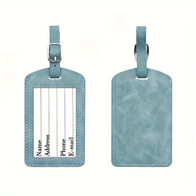 TEMU Luggage Tag Travel Box Hanging Tag Boarding Identification Tag Hotel Luggage Storage Tag
