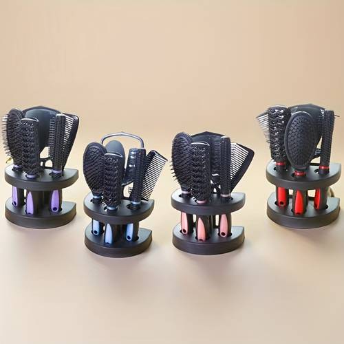 5pcs set of combs a hair comb base set as a gift for a girlfriend for female hairstylists mini set of round combs and mirrors for home use