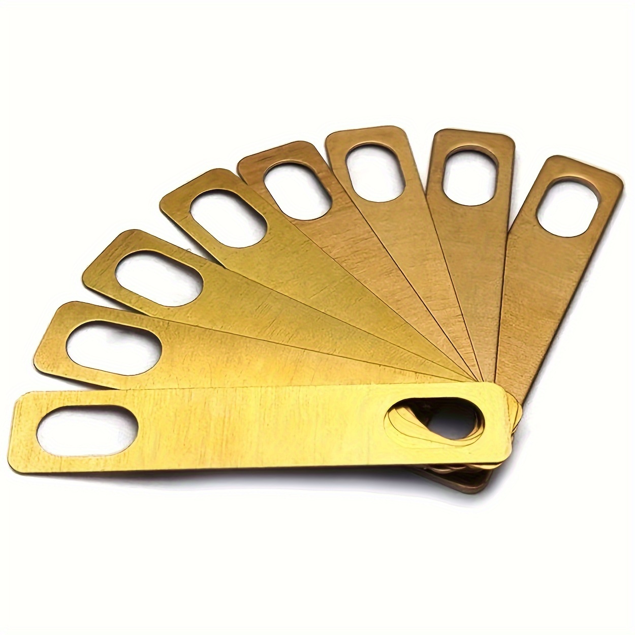 Image of 8pcs Of Electric Guitar Reinforcement Plate, Connecting Plate, Square Handle Connecting Plate, Neck Heightening Adjusting Gasket