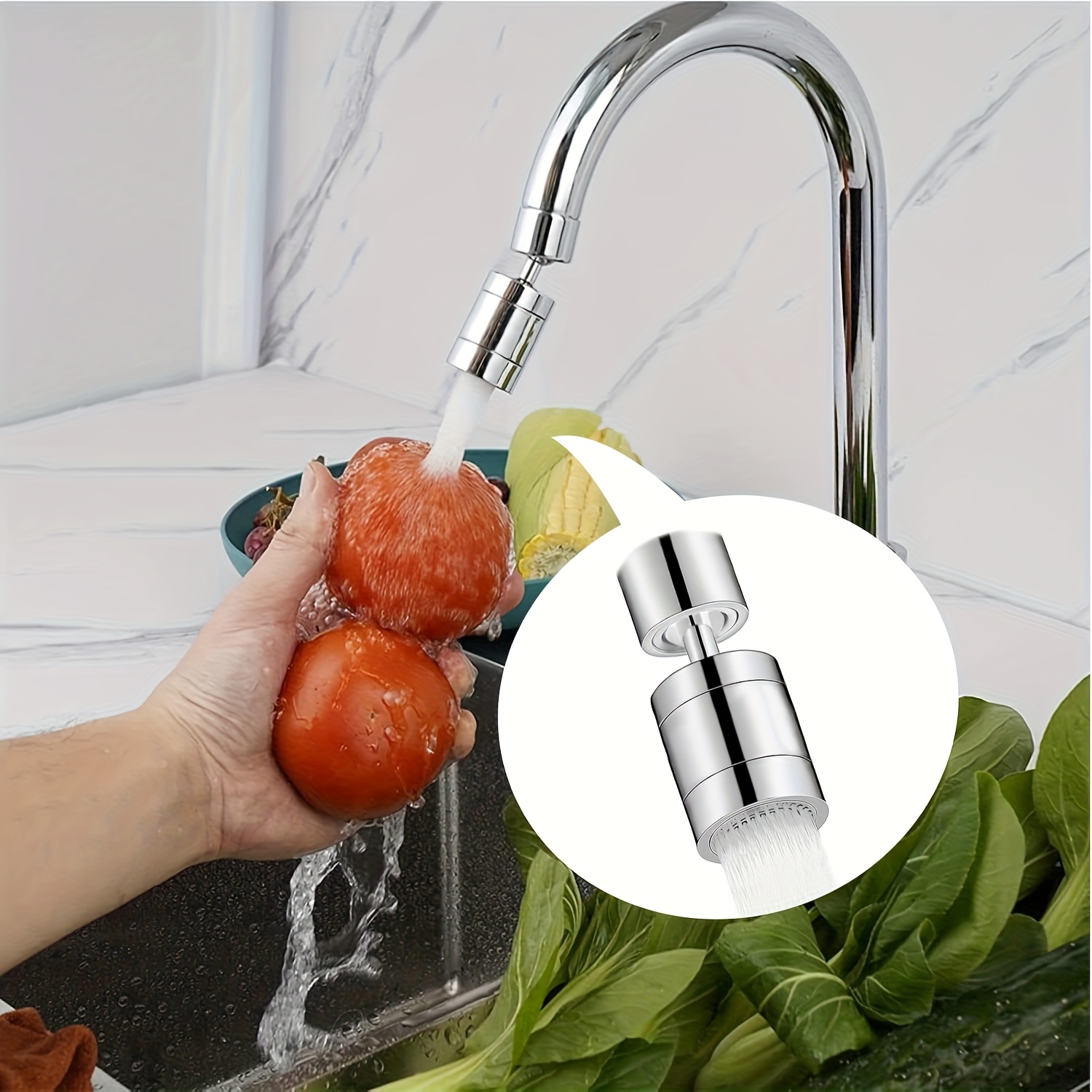 Shower Set Bathroom Accessories With Pressure Boost Mode, Powerful 1080° Rotating