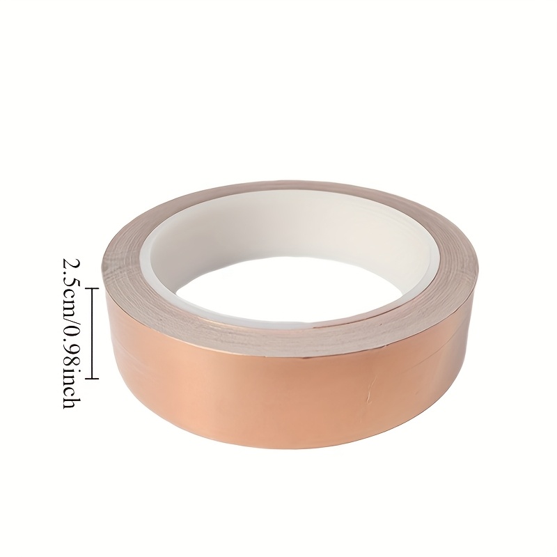E-shop 1 Rolle Schneckenabwehr-Kupferfolienband, Kupferfolieband – vertreibt Schnecken, schützt Blumen und Pflanzen, ideal für Topfpflanzen und