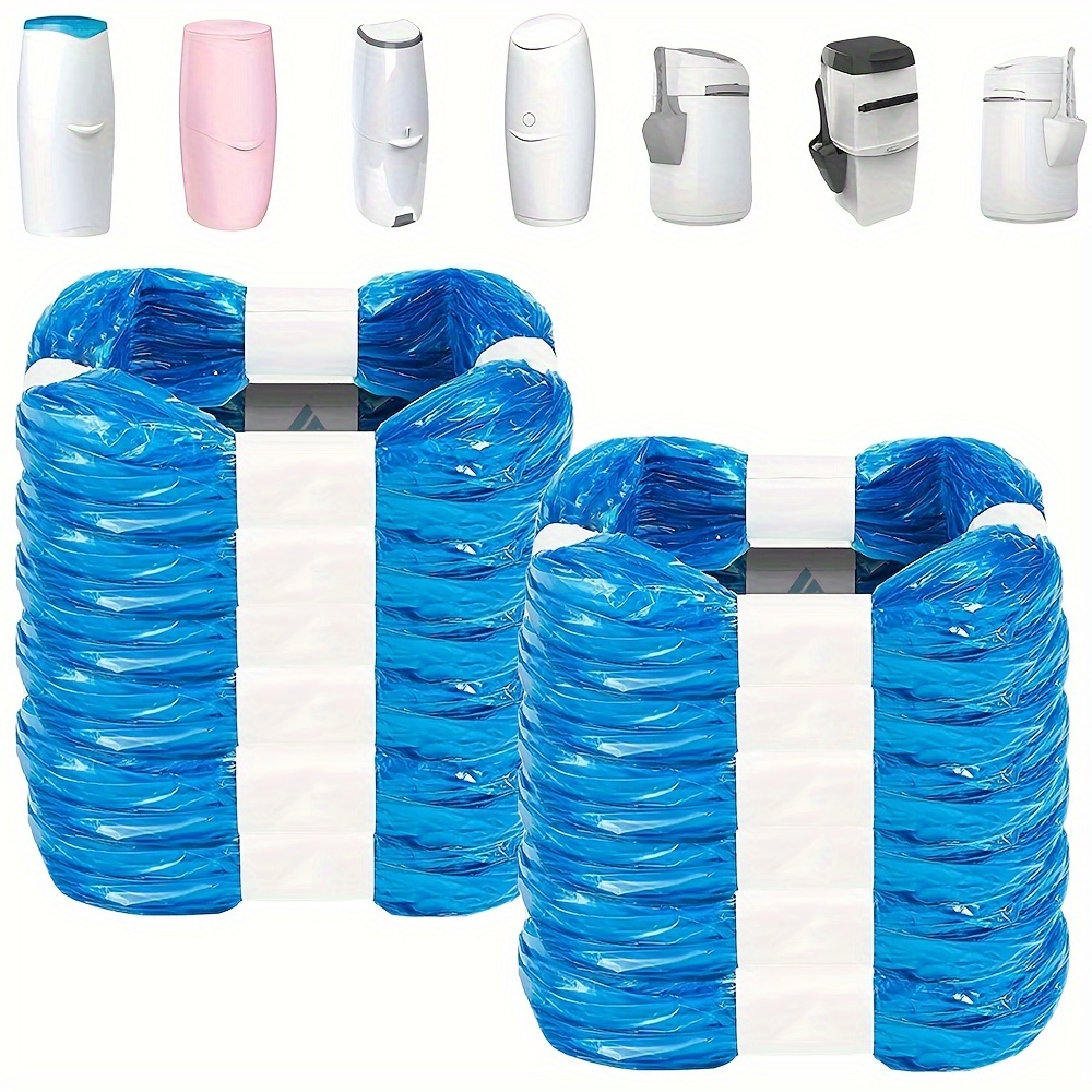 12 pack diaper pail   compatible with   foldable disposable polyethylene odor sealing refills for diaper pails suitable   14 cartridge not included