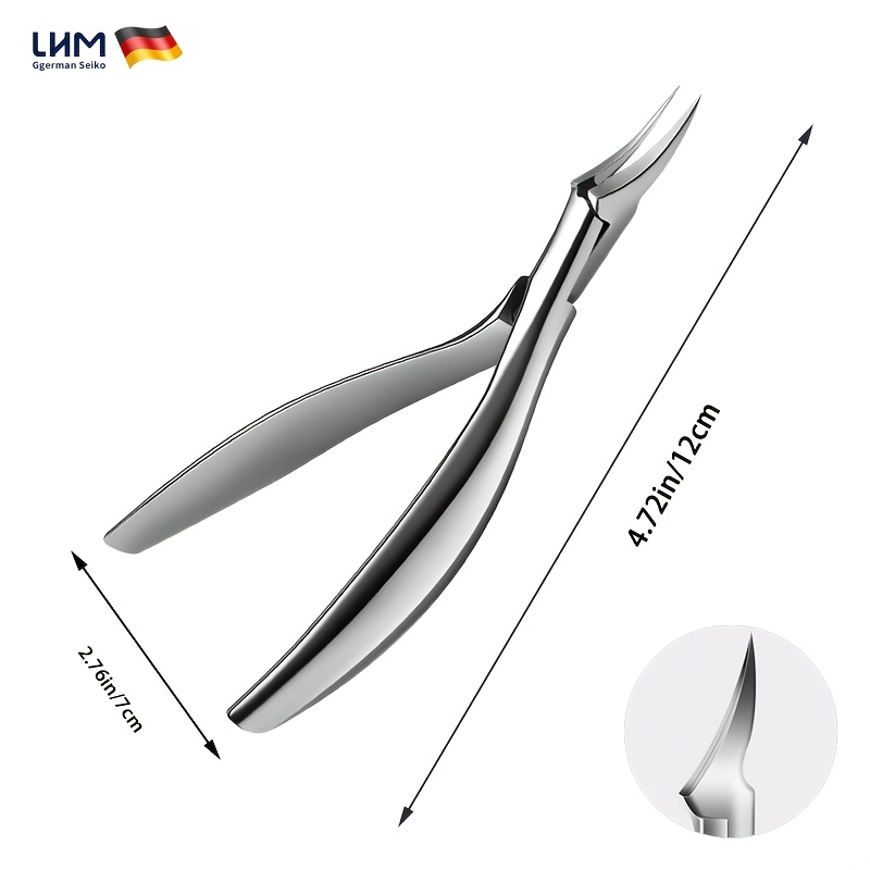 Professional Stainless Steel Toenail Clippers for Thick Nails