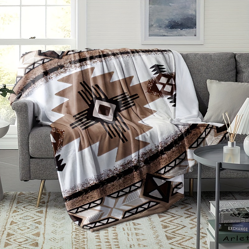 E-shop Fleece-Decke mit böhmischem Muster, eine Geschenkdecke für Familie und Freunde, zum Nickerchen, zum Abdecken, für den Sofaeinsatz und