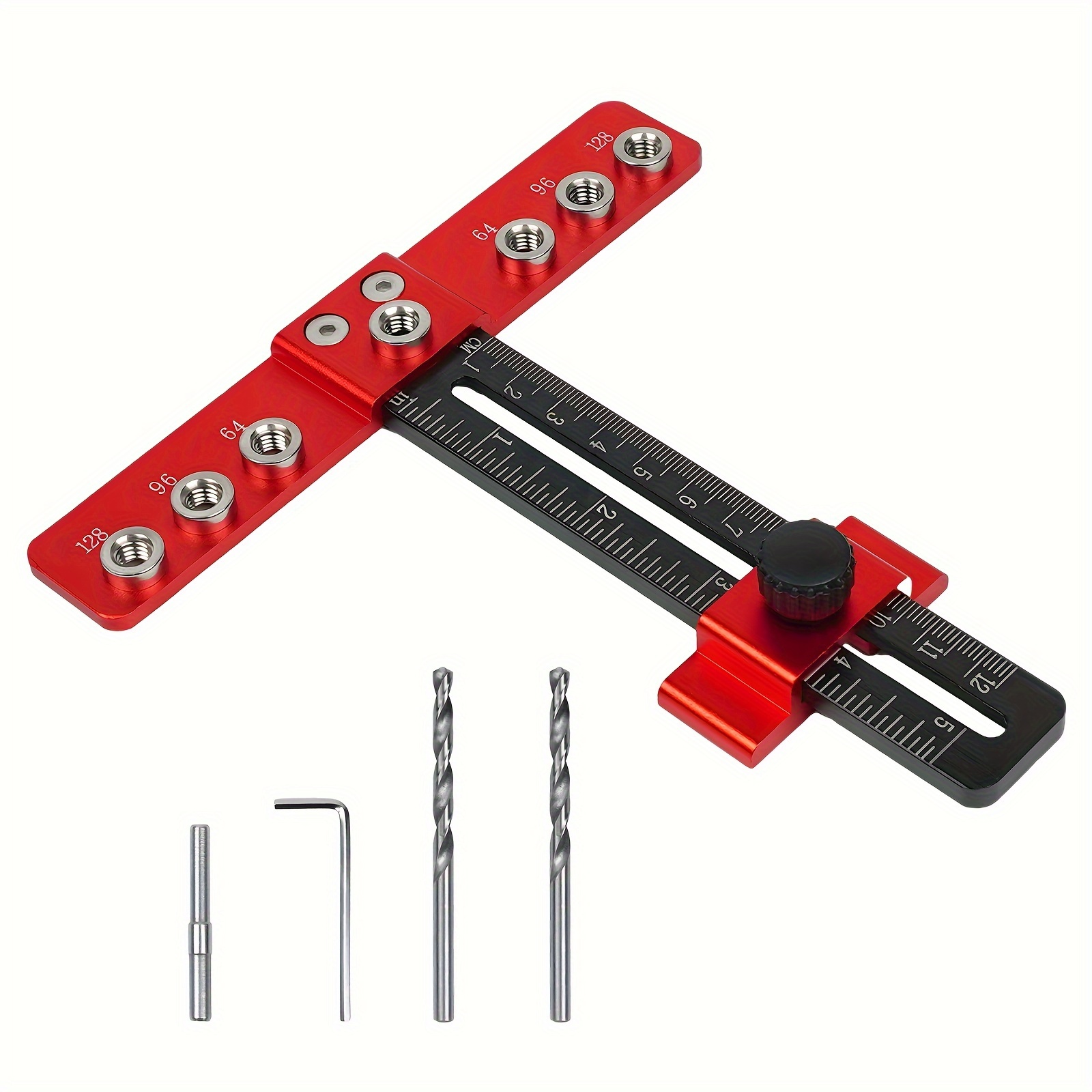 

Cabinet Hardware Jig, Aluminium Cabinet Handle Template Tool, Adjustable Cabinet Handle Template Tool