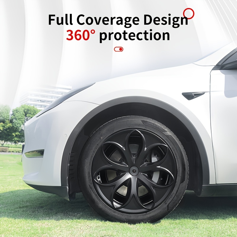 モテニオ 4個セット 19インチ ハブキャップ テスラ モデルy用 な  