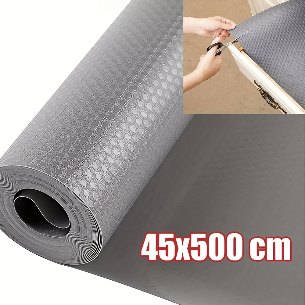 

Eva Shelf Liner Roll, 45x500cm, Non-adhesive Moisture-proof Drawer Mat, Waterproof And Dust-proof, Thicken Material, Easy To Clean And Cut, Multipurpose For Kitchen Cabinet, Refrigerator, Shoe Closet