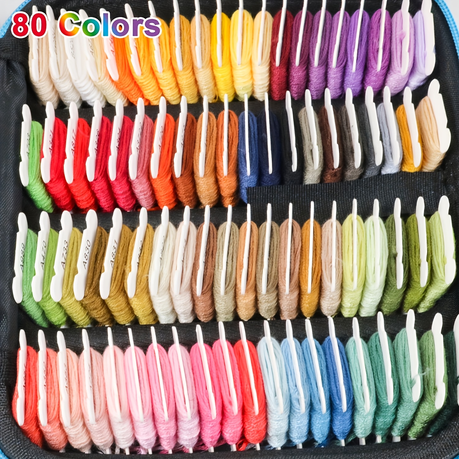 Premium 88pcs Embroidery Board and Thread Set for Beginners
