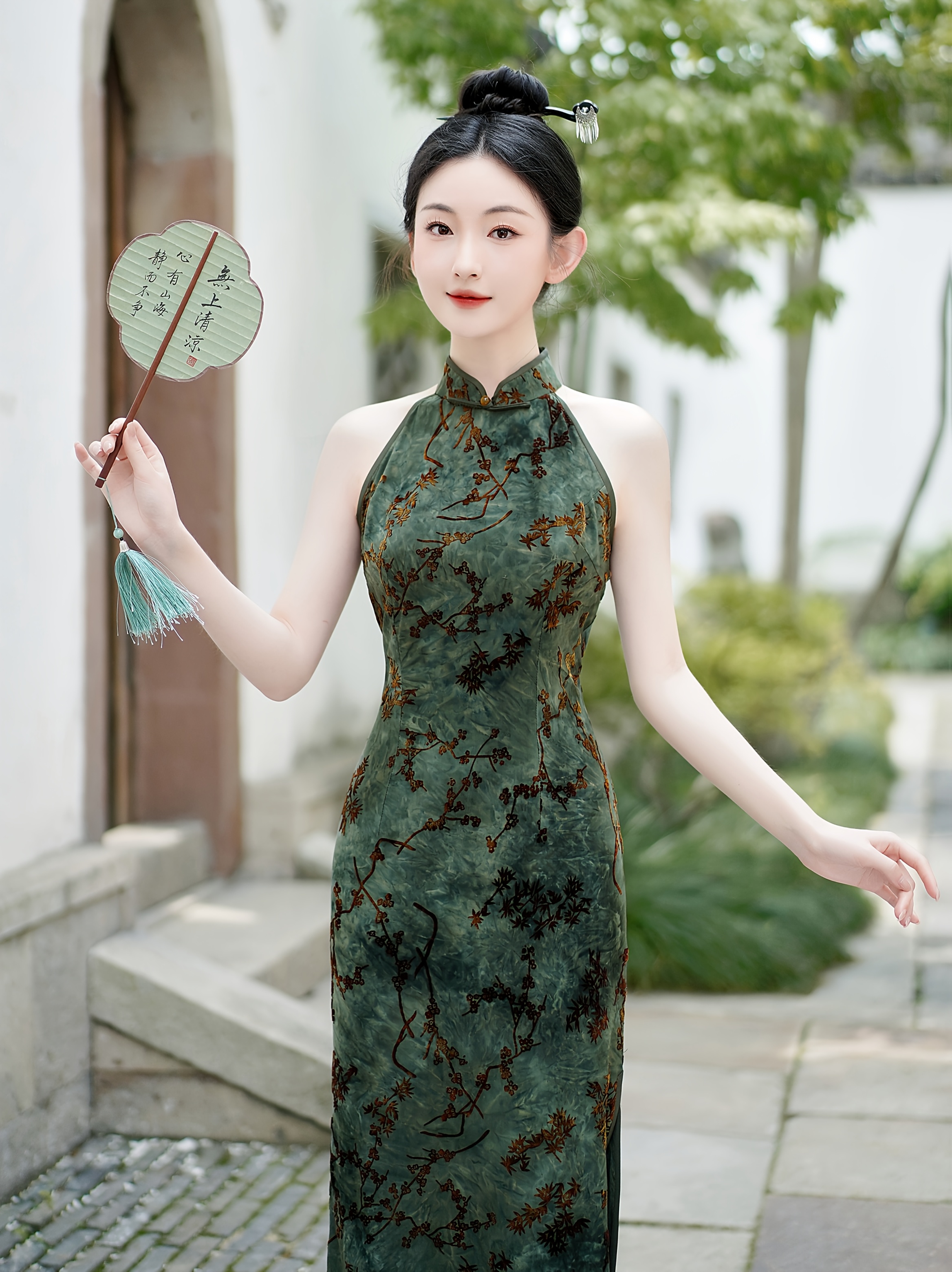 2025 new chinese style neck cheongsam a high end elegant