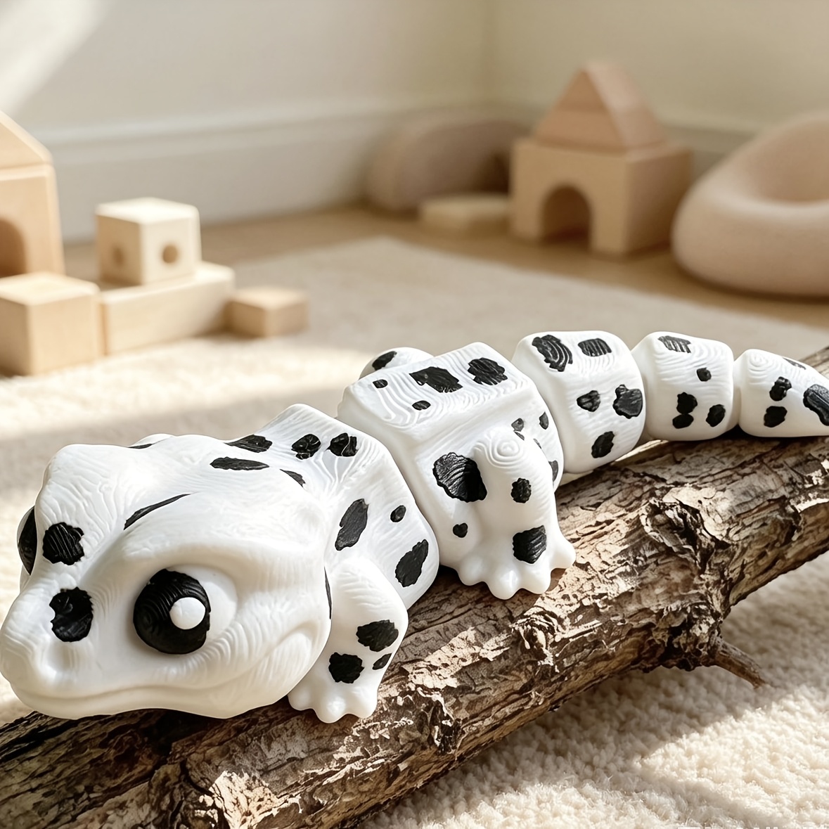 3D-Printed Gecko Toy Figure for Role-Play