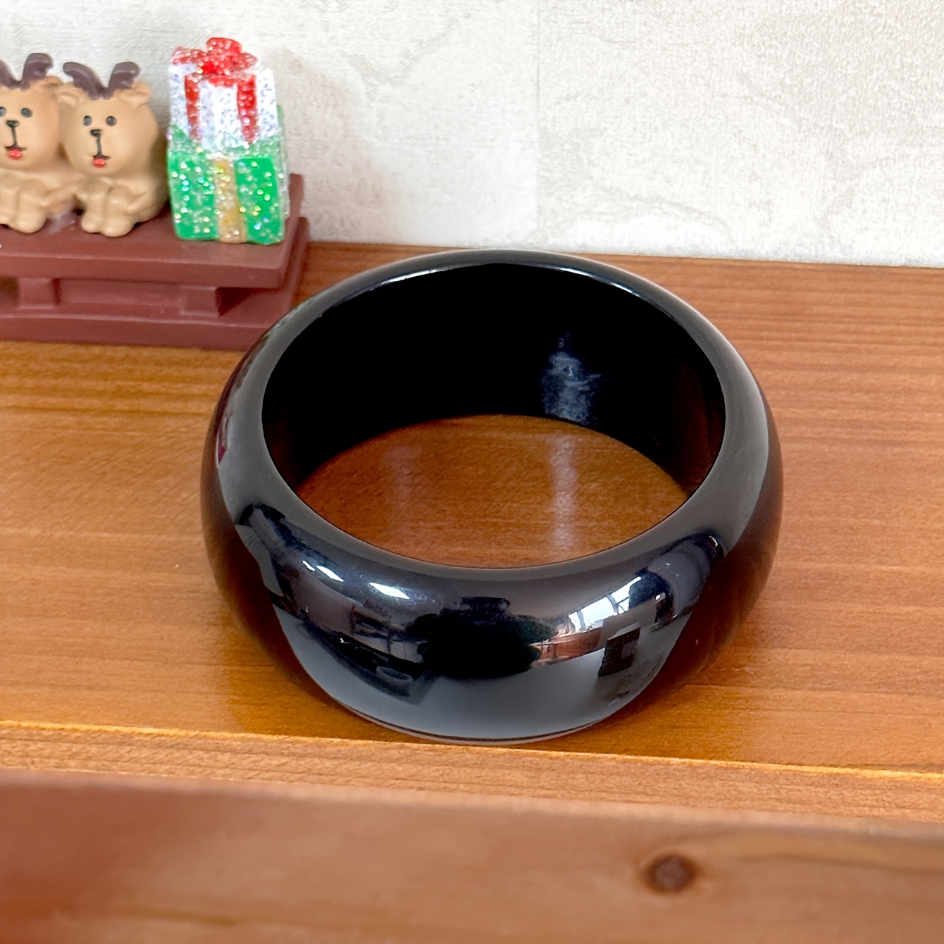 1pc Vintage Resin Bangle, Fashionable Women's Bracelet For Daily Wear And Party Occasions, Bangle Bracelet