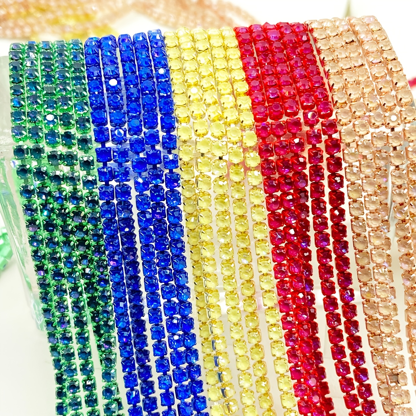 Rhinestone Chain for Hand Sewing Clothing Additions