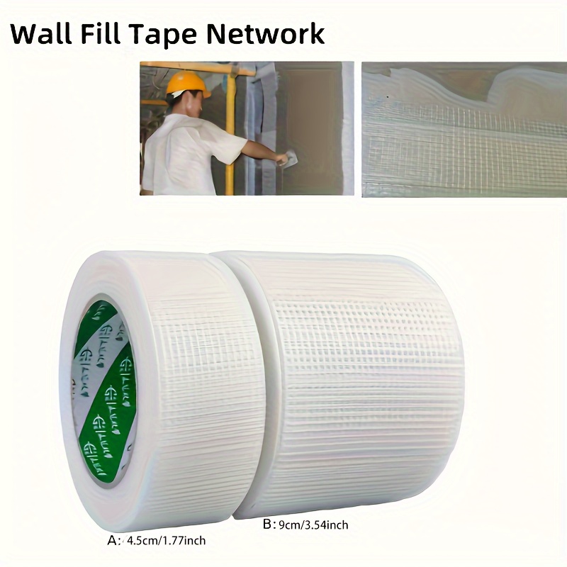 

Self-adhesive Fiberglass Mesh Tape For Drywall Repair And - Contemporary Pattern, Single Use, Round Shape, Suitable For Cloth , Multi-surface Installation, Easy To Apply And