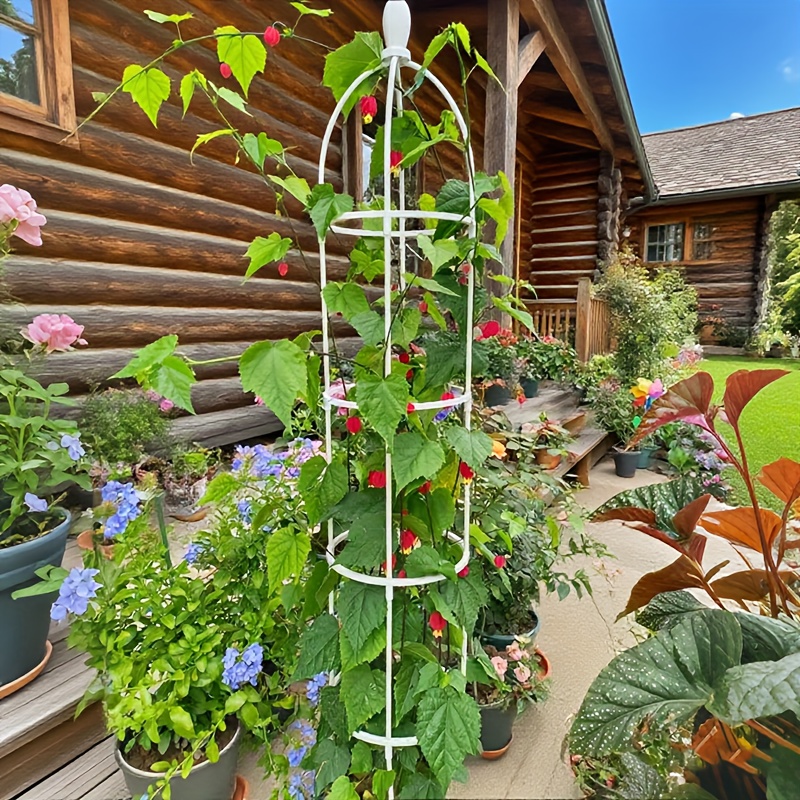 TEMU European Design Plant Lattice Flower Stand Suitable For Indoor And Outdoor Garden Perfect For Rose And Climbing Plant Lattice Climbing Plant