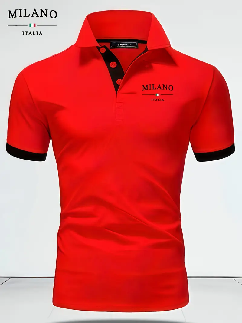 Men'S Lightweight Breathable Polo Shirt