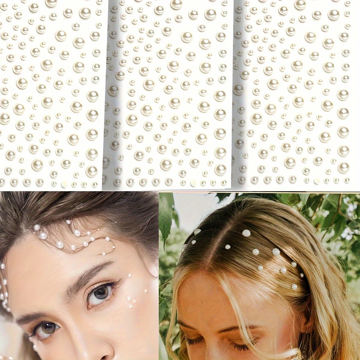 Dochais Selbstklebende Strass-Aufkleber – Für Gesicht, Festival-Make-up, Nageldesign & Body-Decoration