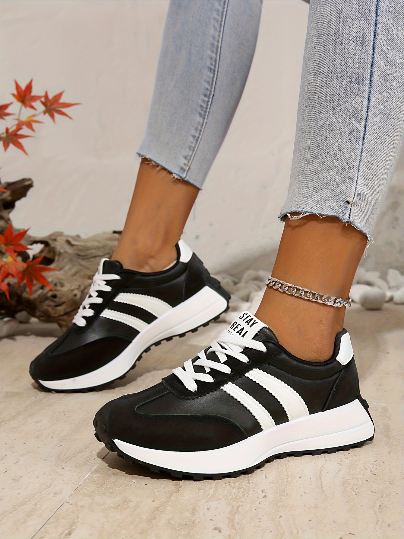 Women's Casual Sneakers 2025 New Hot-Selling Style, Green Fashion Trendy Platform Height-Increasing Shoes, Versatile Comfortable Mustard Yellow and White Black Multi-Color Options, Sports Casual Shoes, Women Shoes