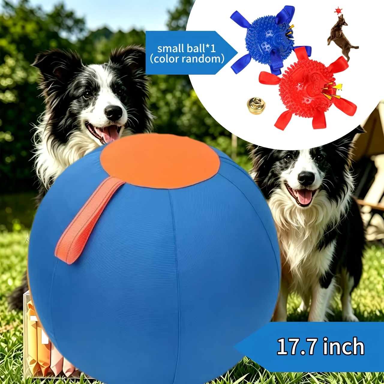 TEMU Pet Dog Ball Toys, A Full Set Of Dog Balls, Balls For Golden Retrievers To Boredom, Balls To Entertain Shih Tzus And Corgis, Pet Training Balls,