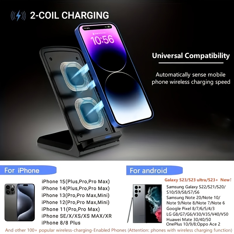 S23 Ultra Cargador Inalambrico Para Samsung Note Cargador