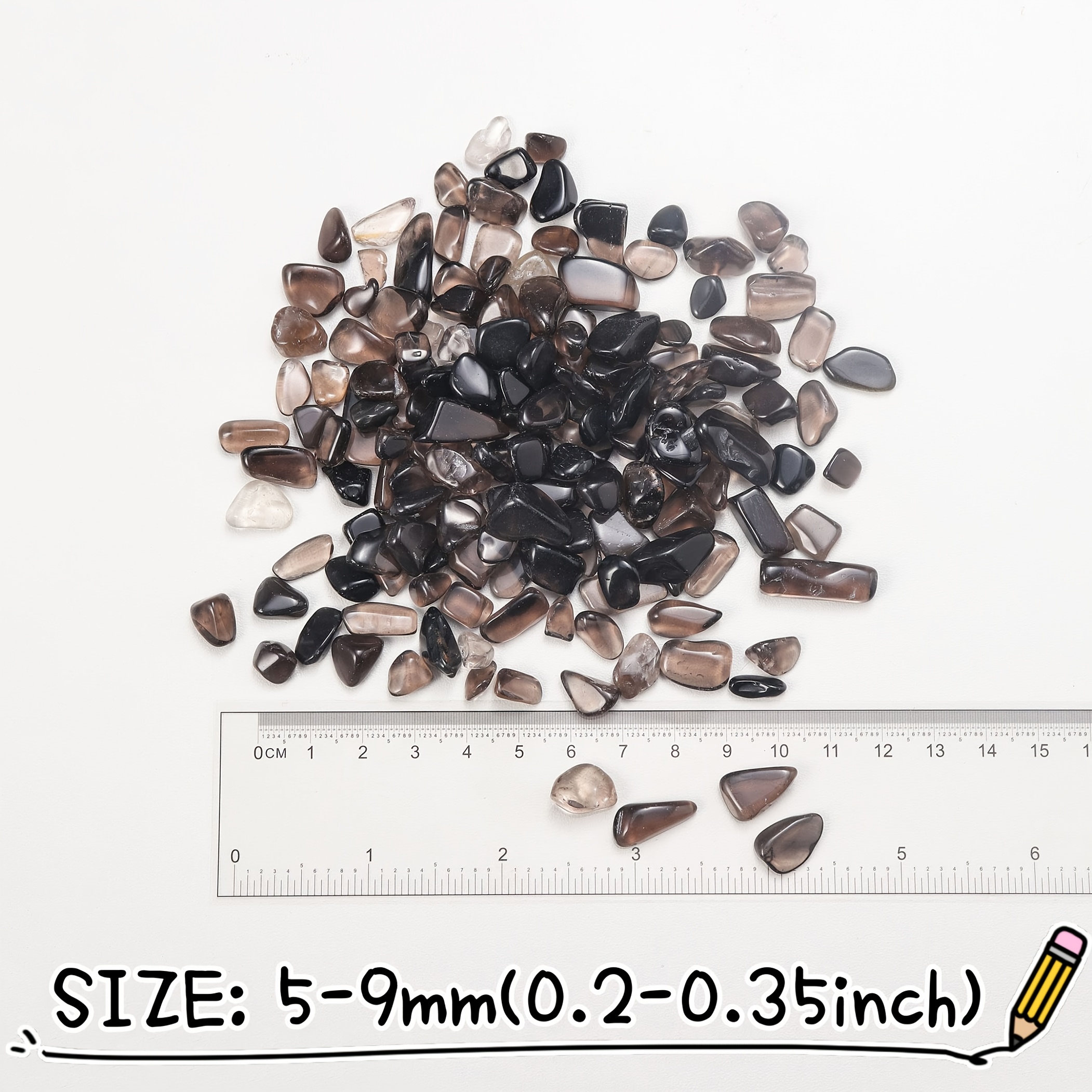 Smoky Quartz Crystal Crushed Stones for Decorative Use