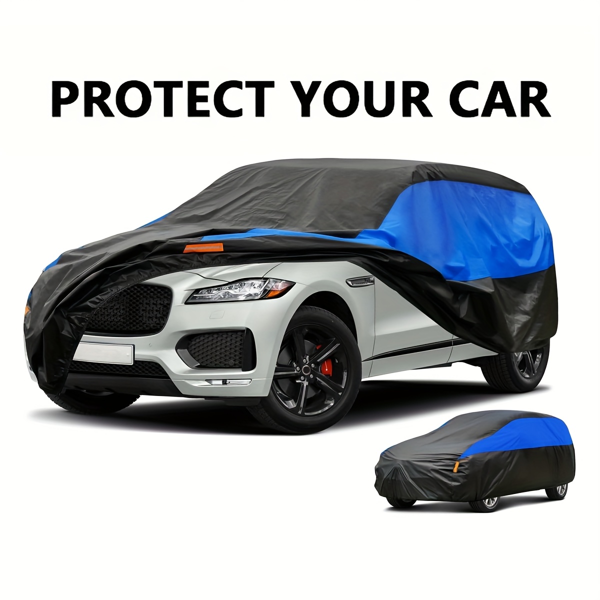 1pc black and blue car   protection and leaf guard universal fit for suv sedan   and wagon vehicles