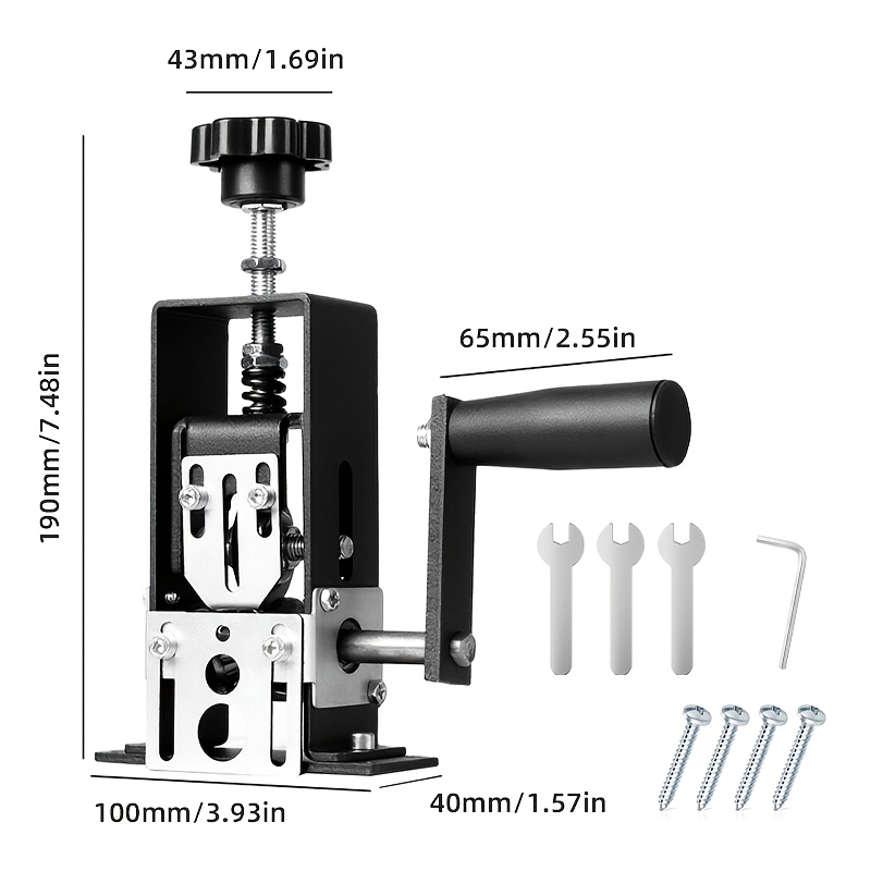 TEMU Dénudeur de fils manuel, dénudeur de fils portatif à main, dénudeur de câbles 1 mm-25 mm avec rotation à , compatible avec les perceuses