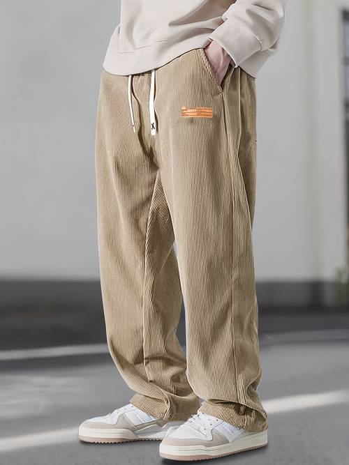 pantalones largos casuales de para hombre, tela , cintura elástica, con bolsillos, diseño de color , pantalones deportivos casuales de pierna para hombre, duraderos y cómodos, adecuados para el ocio, el jogging y el , estilo para