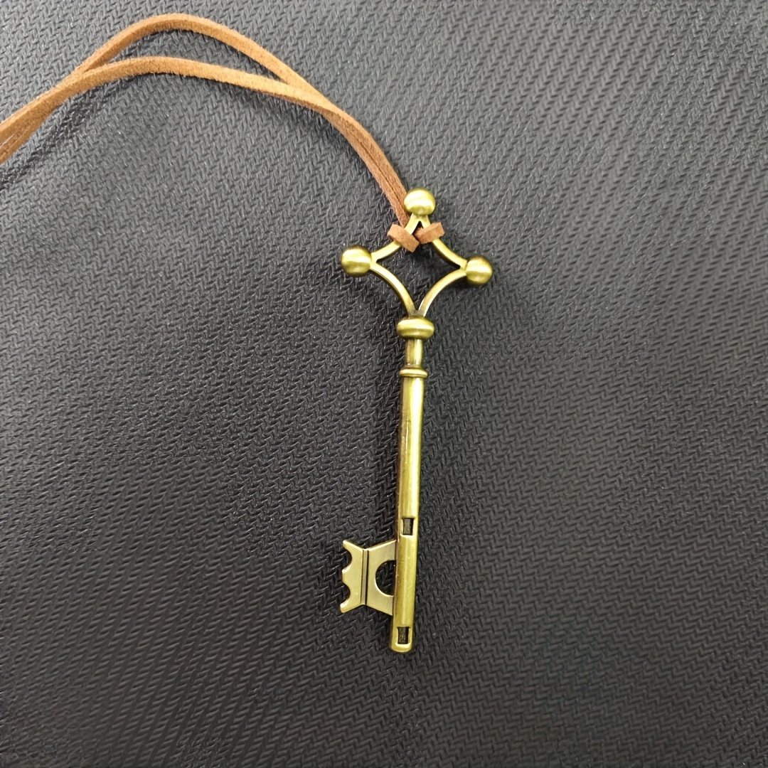 Image of Metallic Material Anime Game Retro Key Model, Suitable For Role Playing, Party Props, And Collection Of Anime Game Enthusiasts