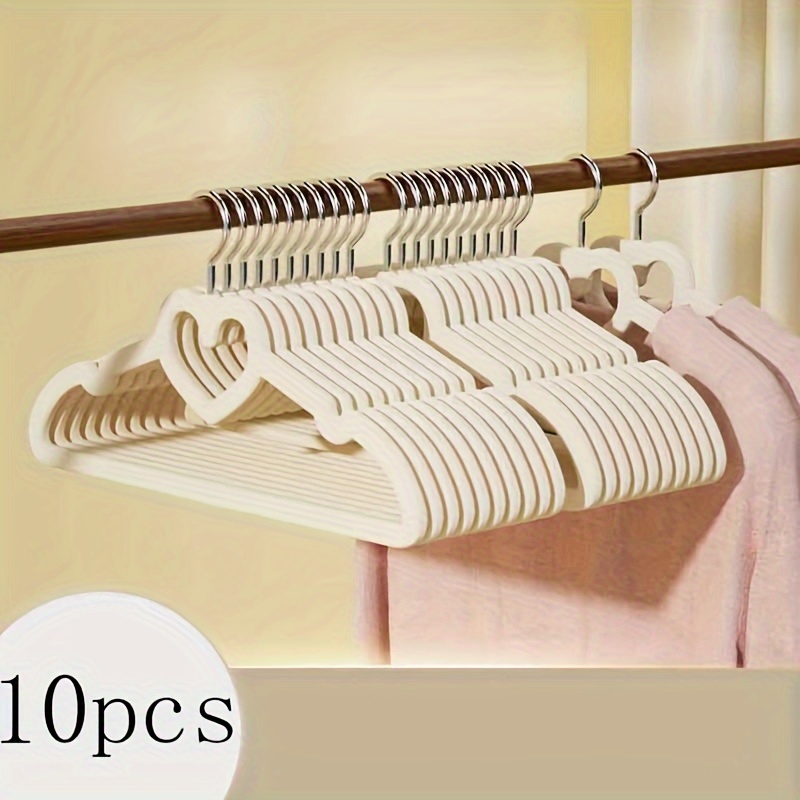 10-pack Kids Velvet Hangers With 360 Degree Rotating Hook - Non-slip Space Child Hangers For Wardrobe, Durable And Long-lasting Hangers