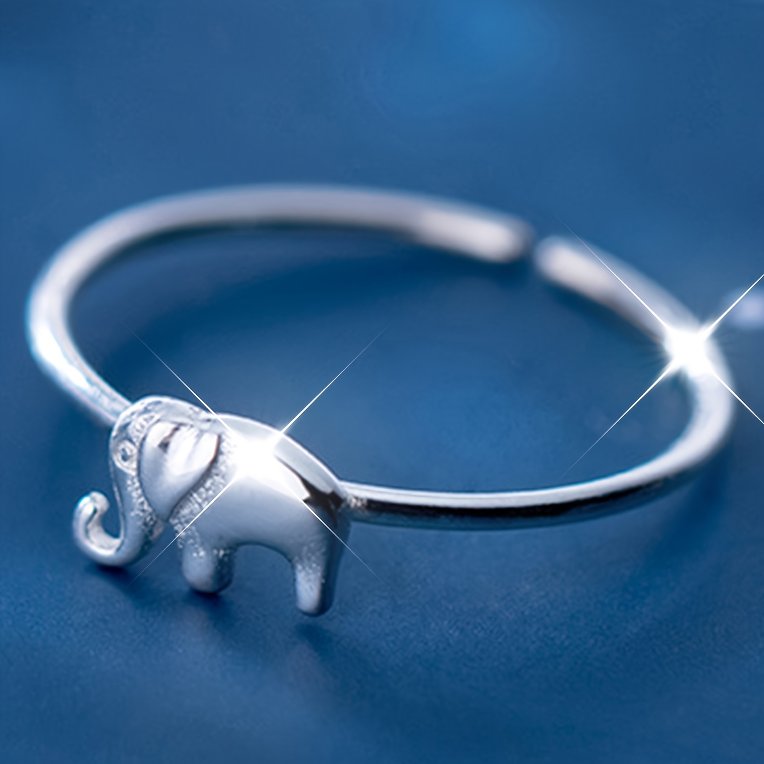 Women's 925 Silver Plated Stylish Adjustable Ring