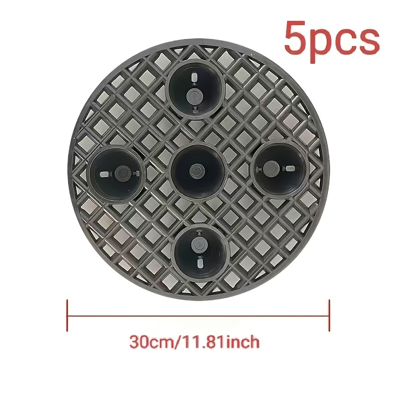 5pcs Of Garden Floral Chassis, Potted Plant Seedling Raising Root Control Device Chassis, Flower And Seedling Tray Tray