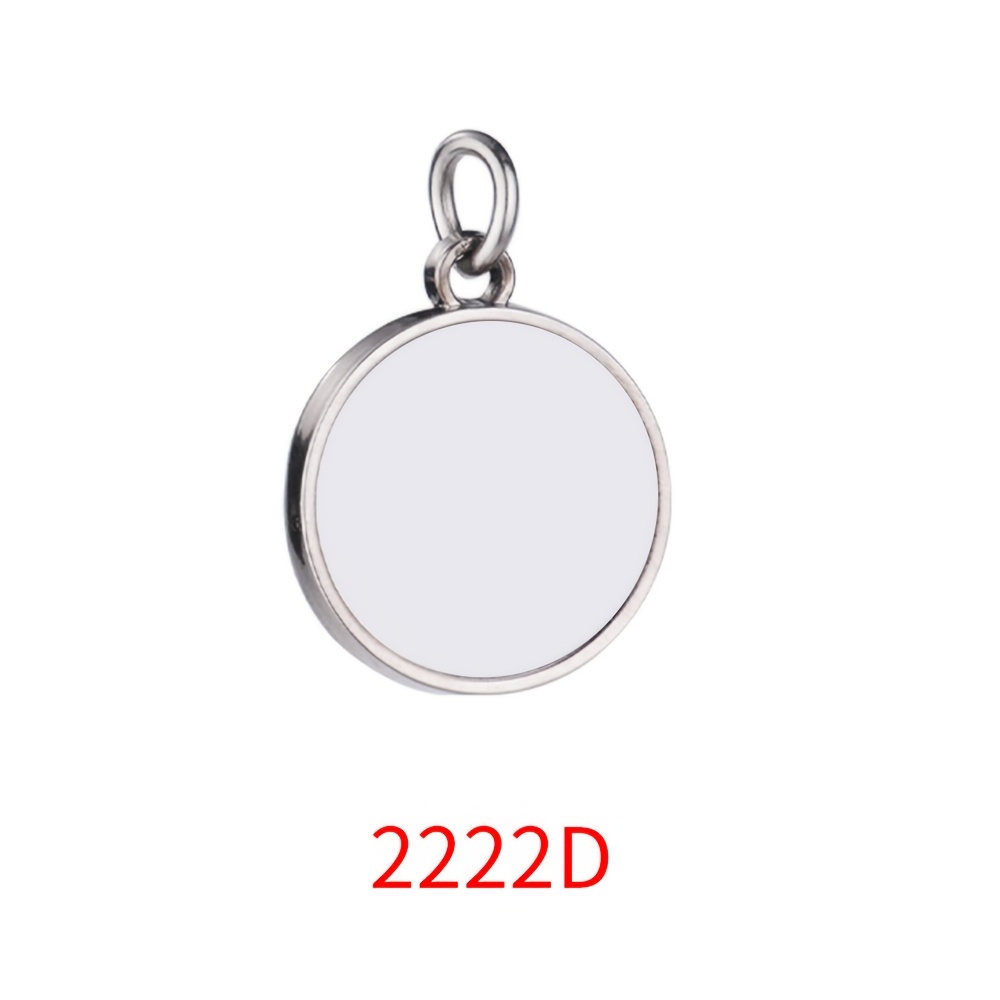 TEMU [custom] 1pc Custom Mini Heart, Round, Square Pendant Charm, Personalized Photo Logo Diy Keychain Bag Mini Charm Accessory, Sublimation Custom