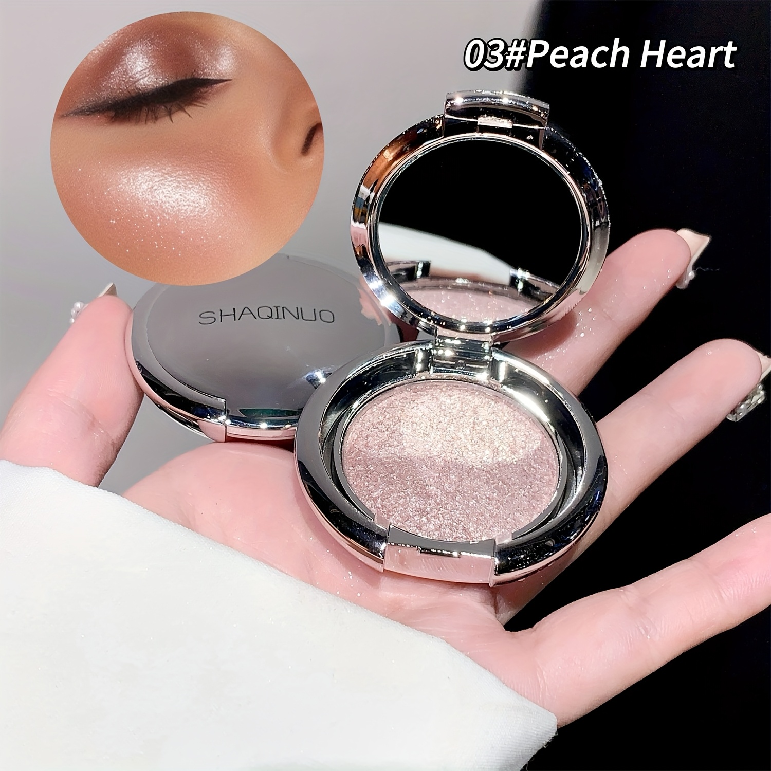 Starlight Diamond Highlighter, Pearlescent Fine Shimmering Highlighter, Delicate Brightening, Contouring Full Face, More Shimmering With Layering, Multi-scene Use, Holiday Gift