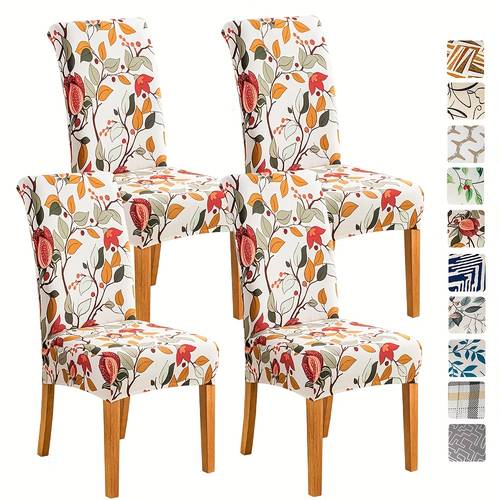 chair covers slipcovers set of 4 and 6 spandex stretch removable washable kitchen parsons protector for dining room hotel ceremony