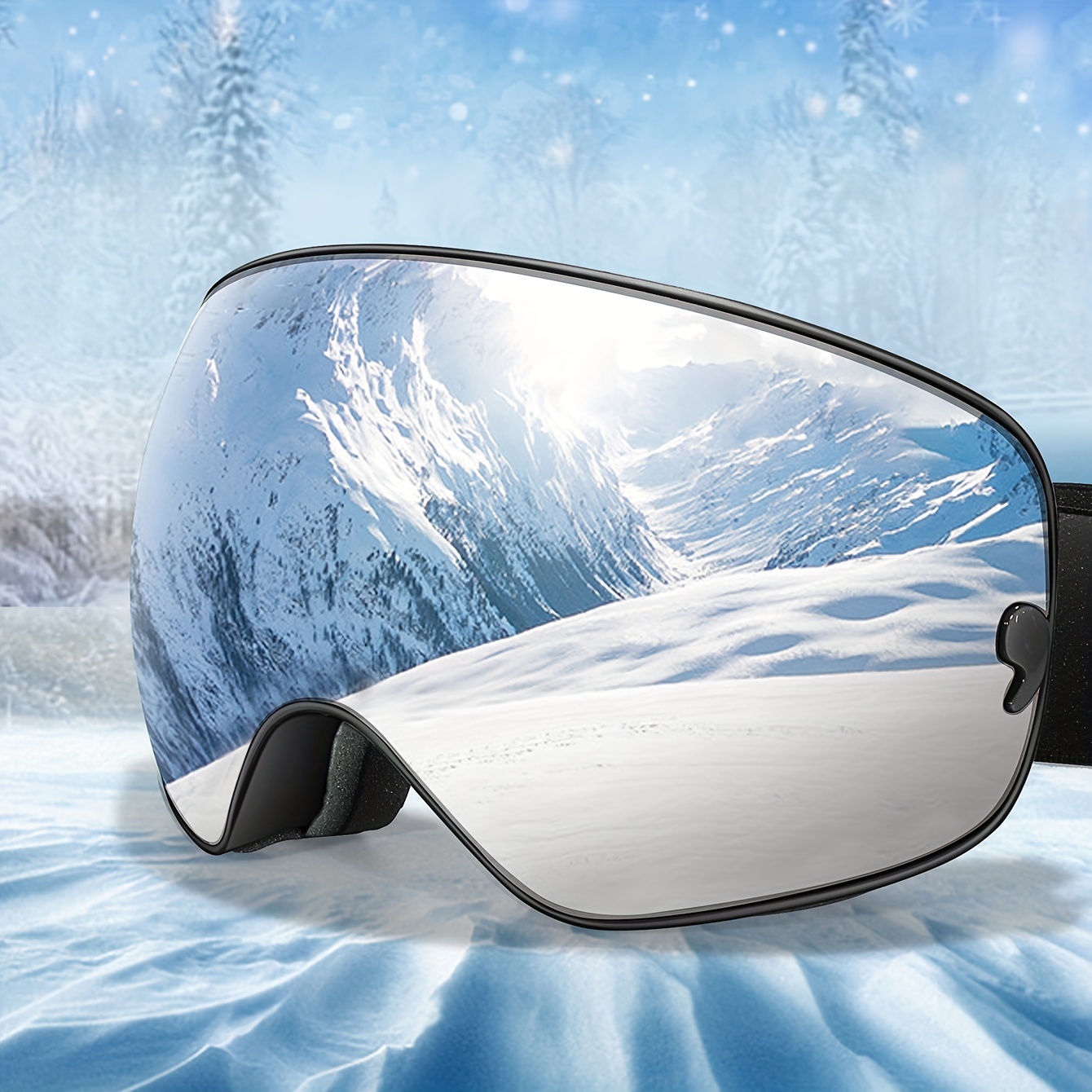 

Unisex Adult Ski, , , Tpu Frame, For Snowboarding & Skiing, Suitable For Myopia Frame, Valentines Christmas New Year Gift