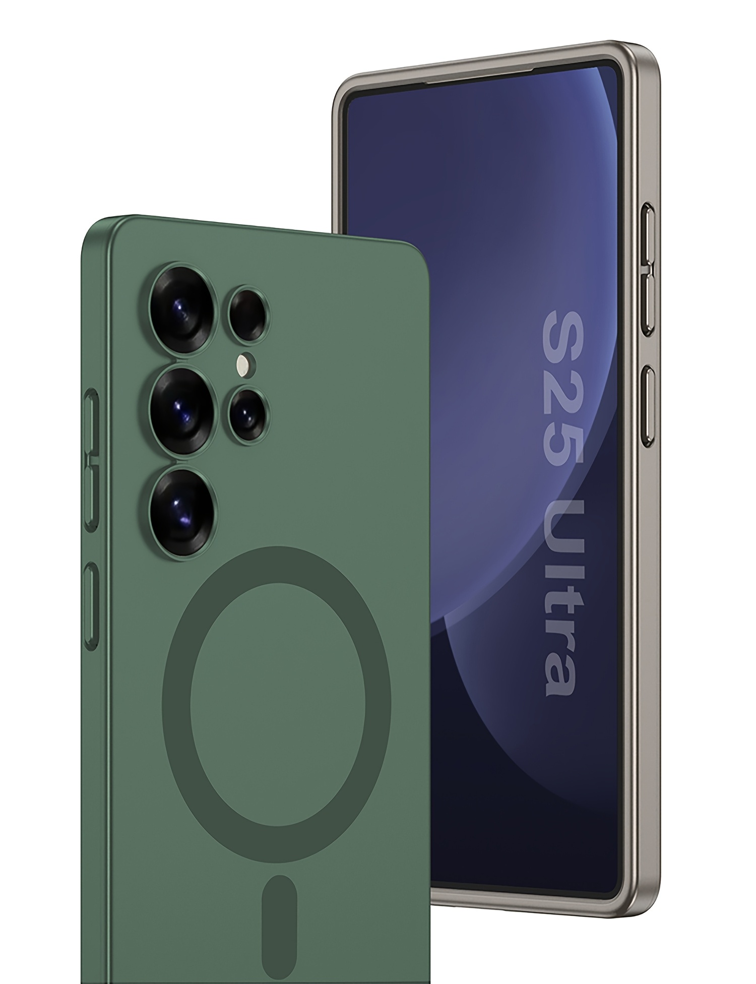 original phone body case for samsung galaxy s25 ultra 5g case luxury magnetic 2in 1 wireless charging s25ultra protective cover Product details 4